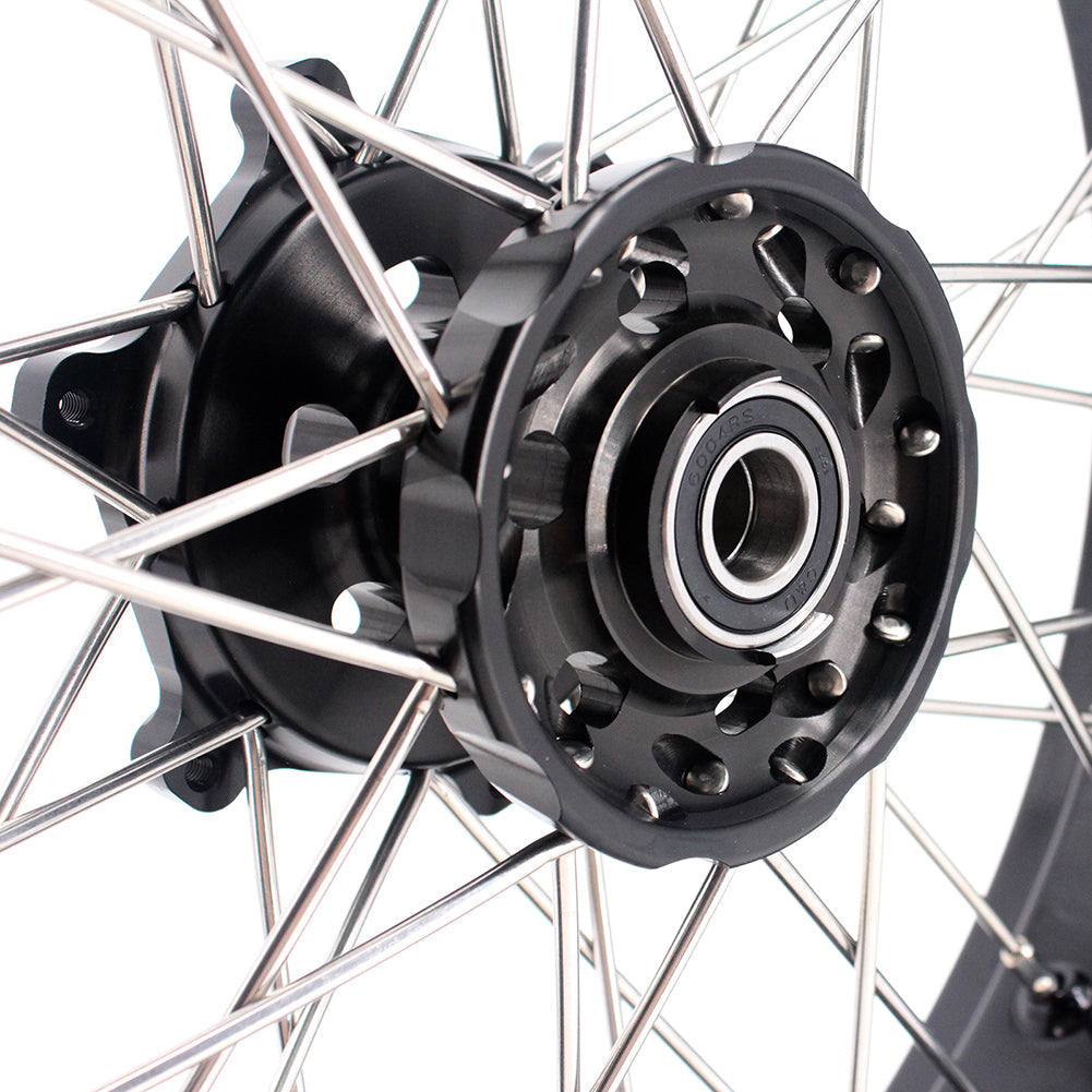 KKE 3.5 & 4.25 Wheels for Yamaha WR250F 2001 WR450F 2003-2018 Black