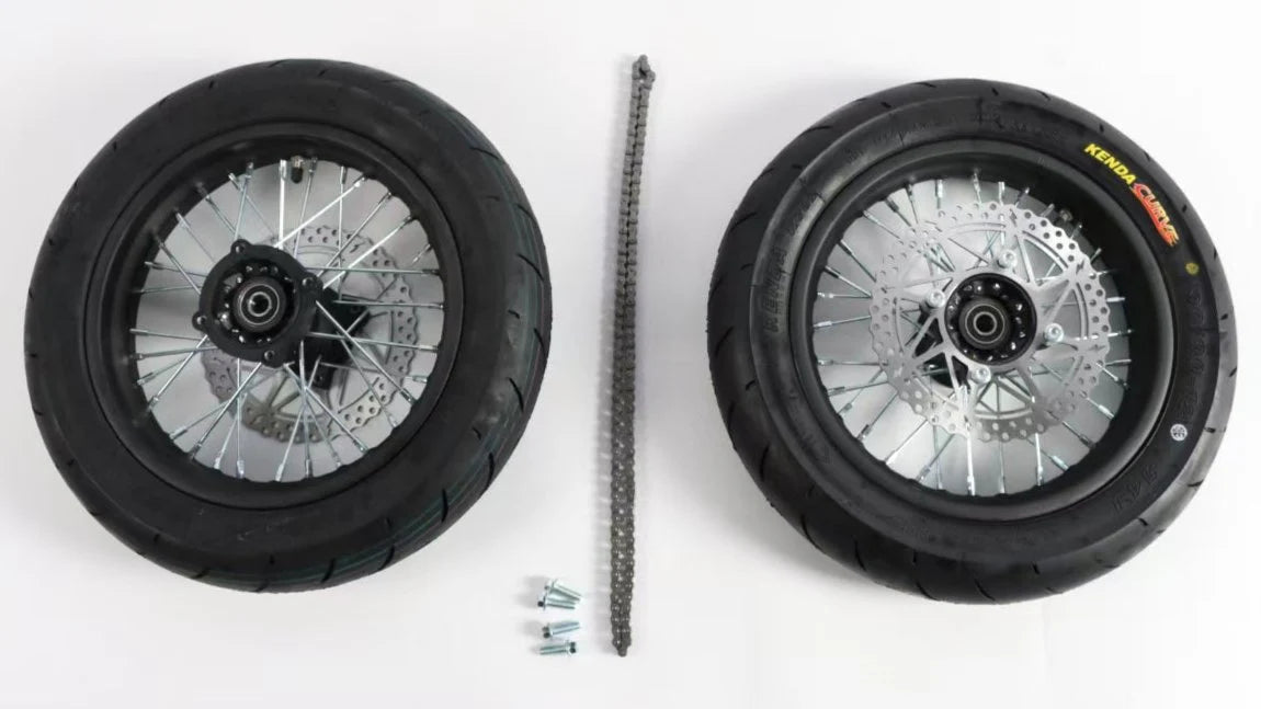 ETM™ RTR 12 in Supermoto Wheel Set