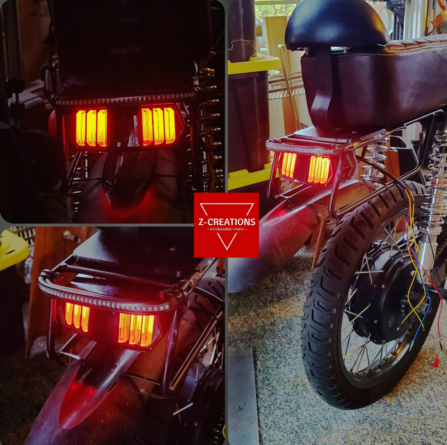 ONYX Rear Rack Brake Light, Z-Tail ROME Edition