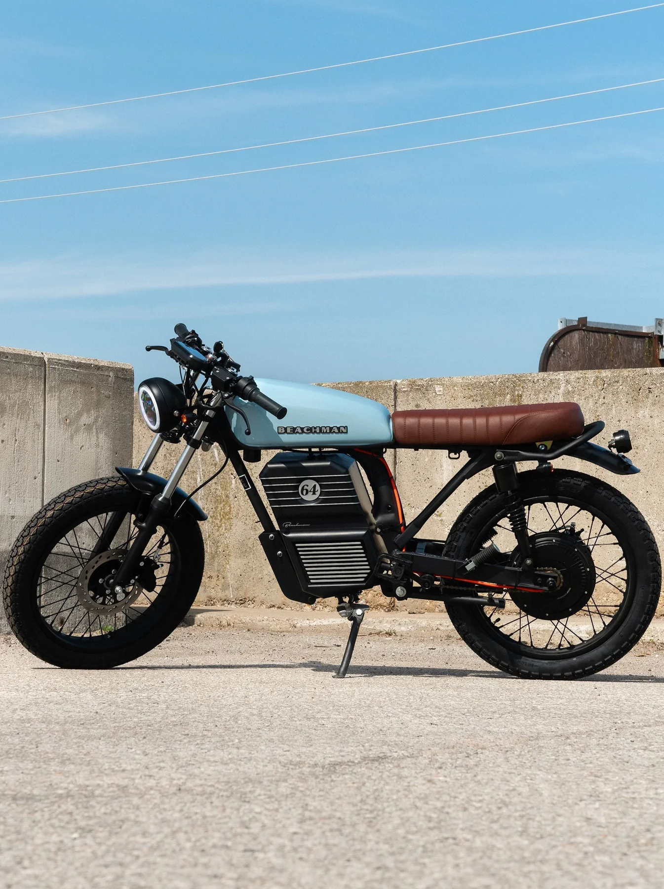 Beachman '64 – Electric Moped Cafe Racer