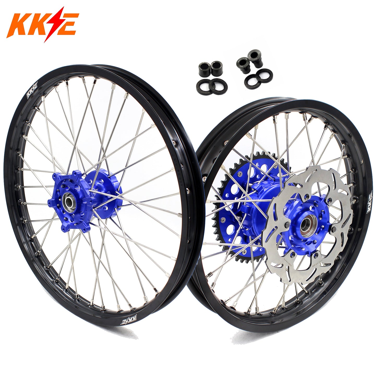 KKE 21/18inch Enduro Wheels Rims For SUZUKI DRZ400SM 2005-2024