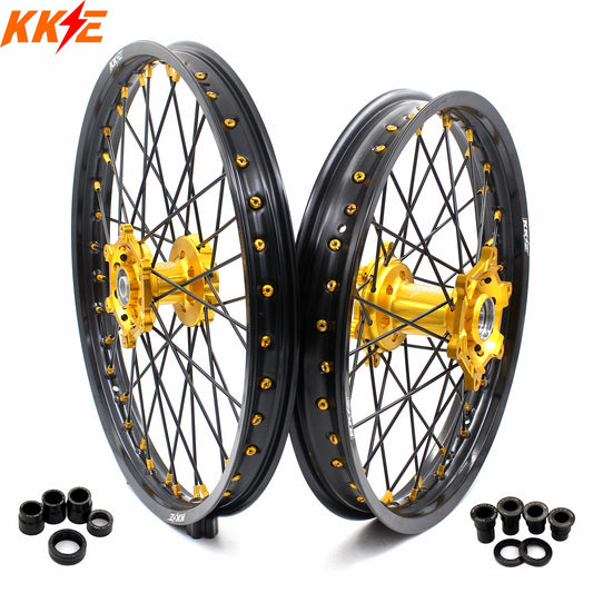 KKE 21 & 19 MX RM125 RM250 1996-2000 For SUZUKI Spoked Wheels Set
