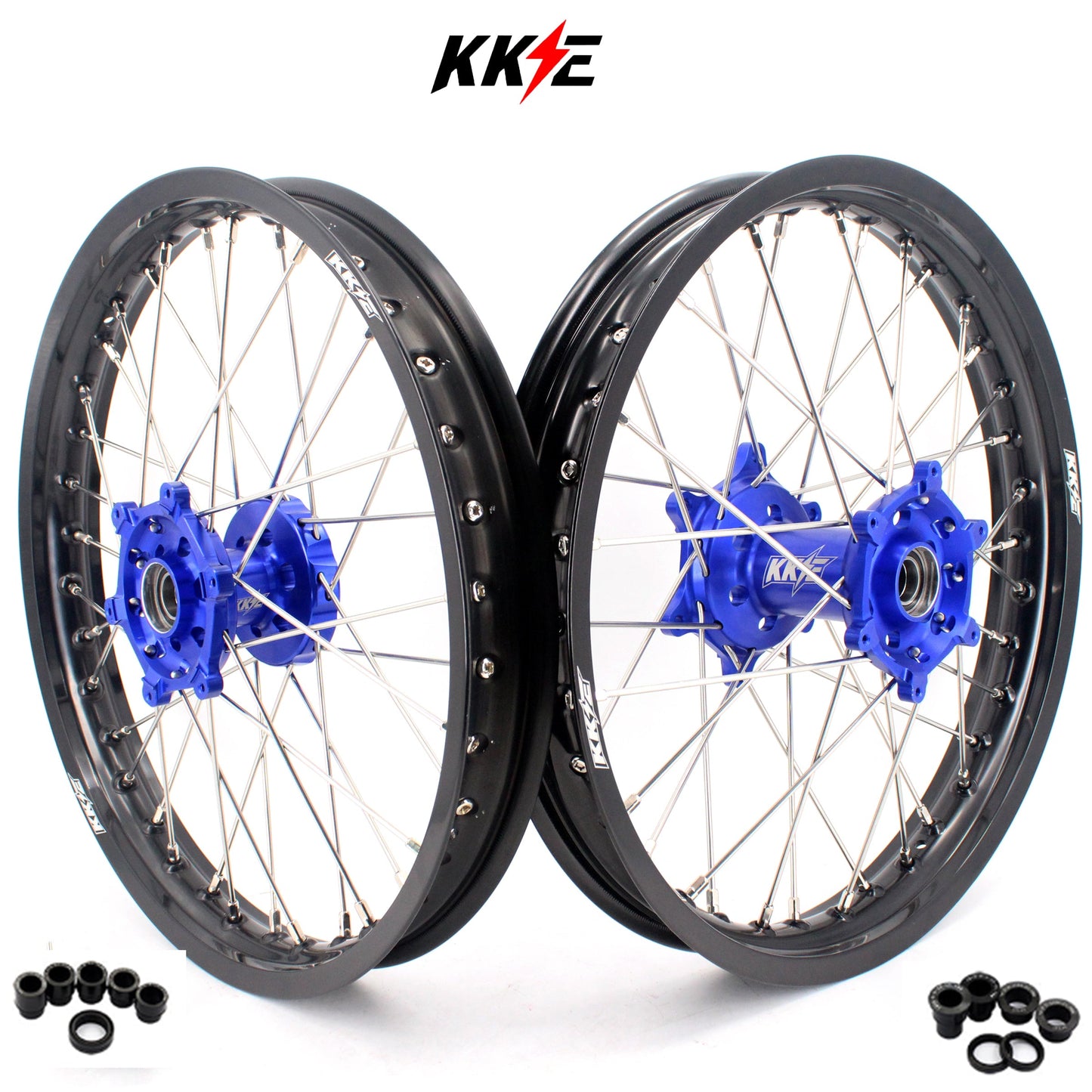 KKE 1.85*19 & 2.15*19 Flat Track Wheels Rim For Yamaha WR250F 2001-2016 WR450F 2003-2015