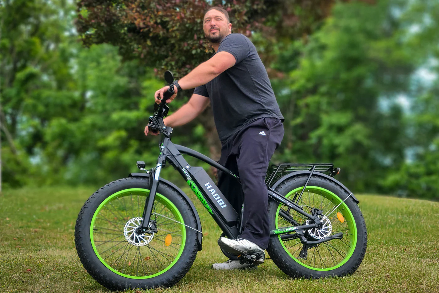 HAOQI Green Leopard Pro Fat Tire Electric Bike