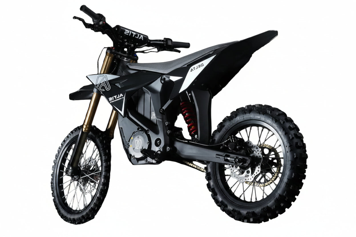 Altis Delta Electric Dirt Bike — 72V • 13kW Motor • 62 MPH Top