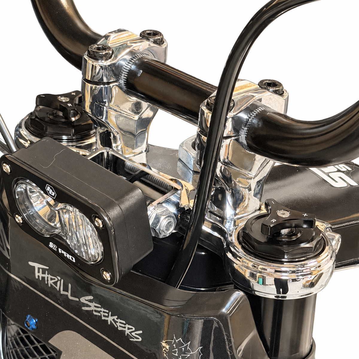 Tuttio Chrome Triple Clamp Set – Soleil Supplies