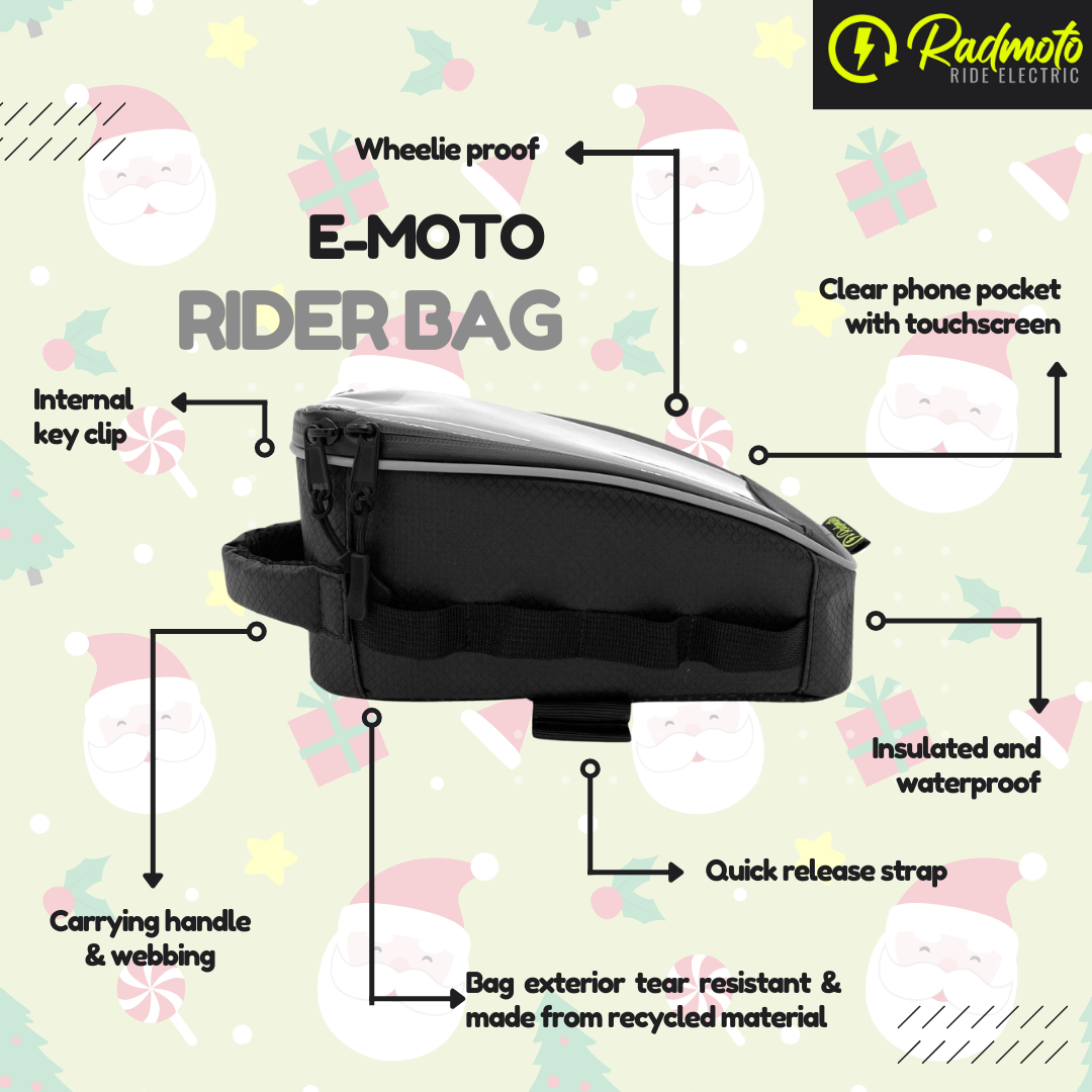 Introducing the Radmoto E-Moto Bag: Preorder Now and Save $20!