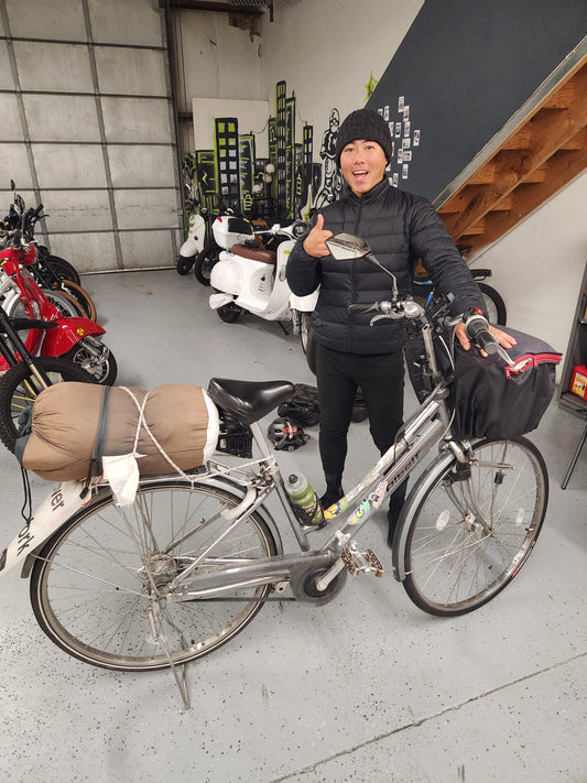 The Unstoppable Journey: Yutabi's Ride from Vancouver to NYC on a City Bike
