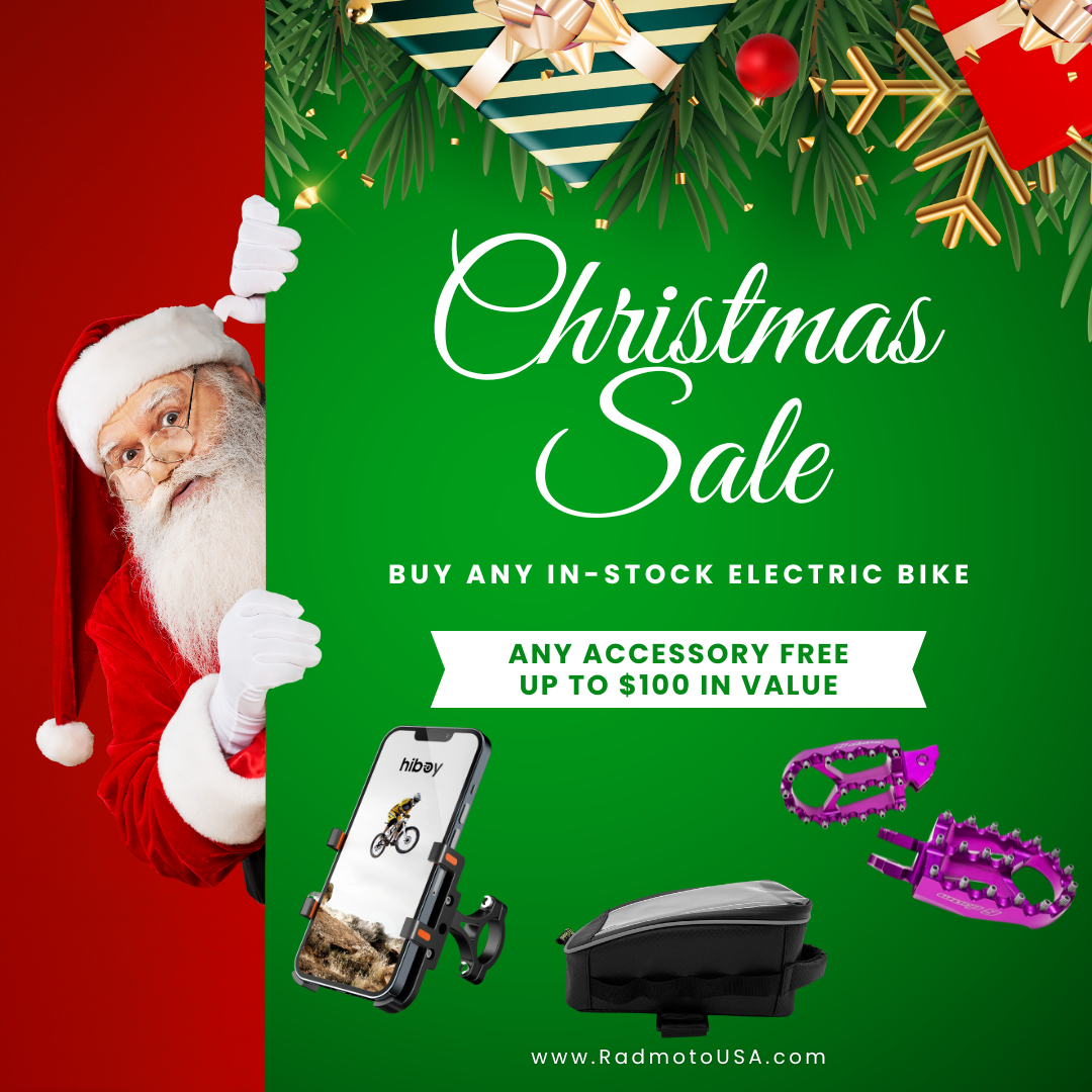 Electrify Santa's Sleigh with Radmoto this Holiday Season! 🎅⚡