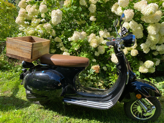 Hand-Built Wooden Crates for Your Electric Bike