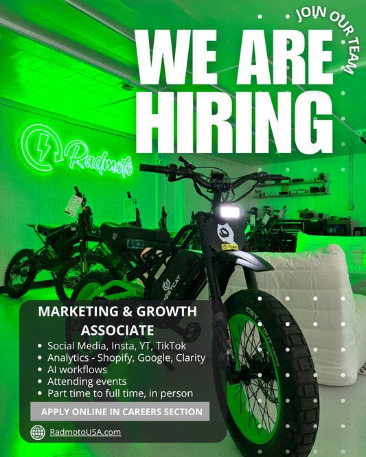 We’re Hiring: Marketing & Growth Associate at Radmoto