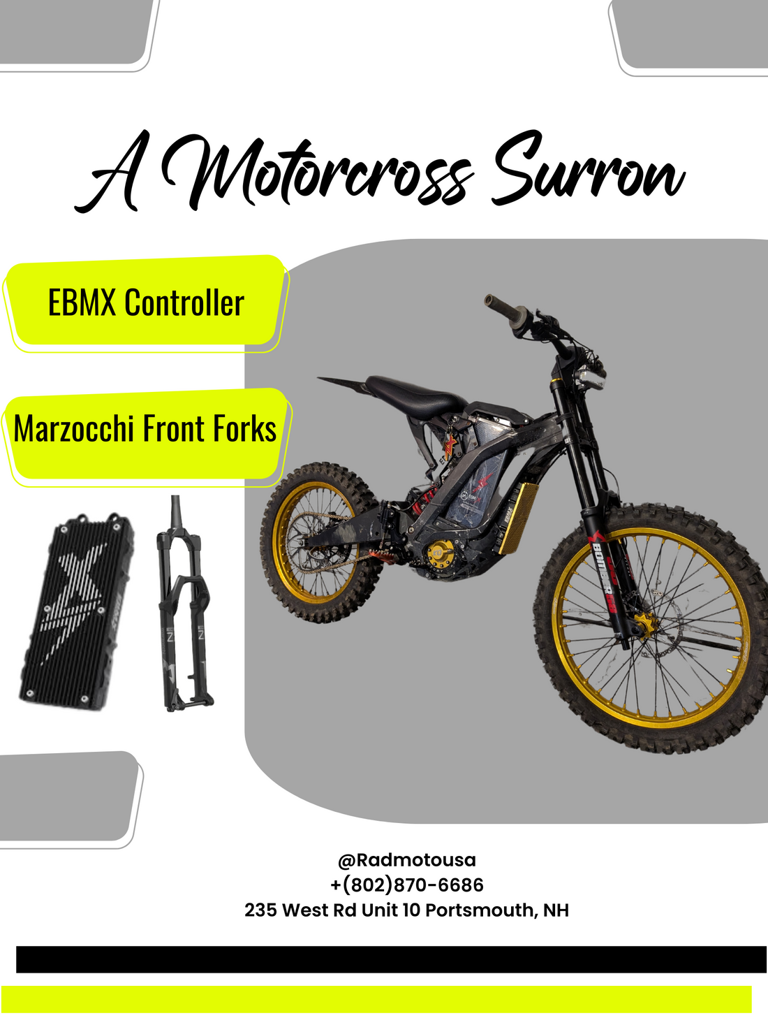 Transforming a Surron for Motocross – Radmoto's Latest Build