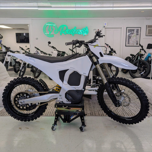 White Bonnell 805 RX on display at Radmoto in Portsmouth, New Hampshire
