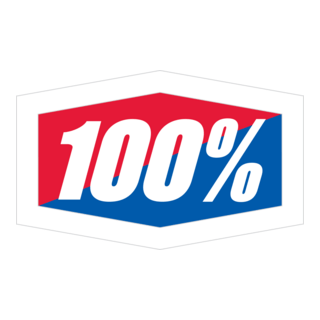 100% riding gear logo