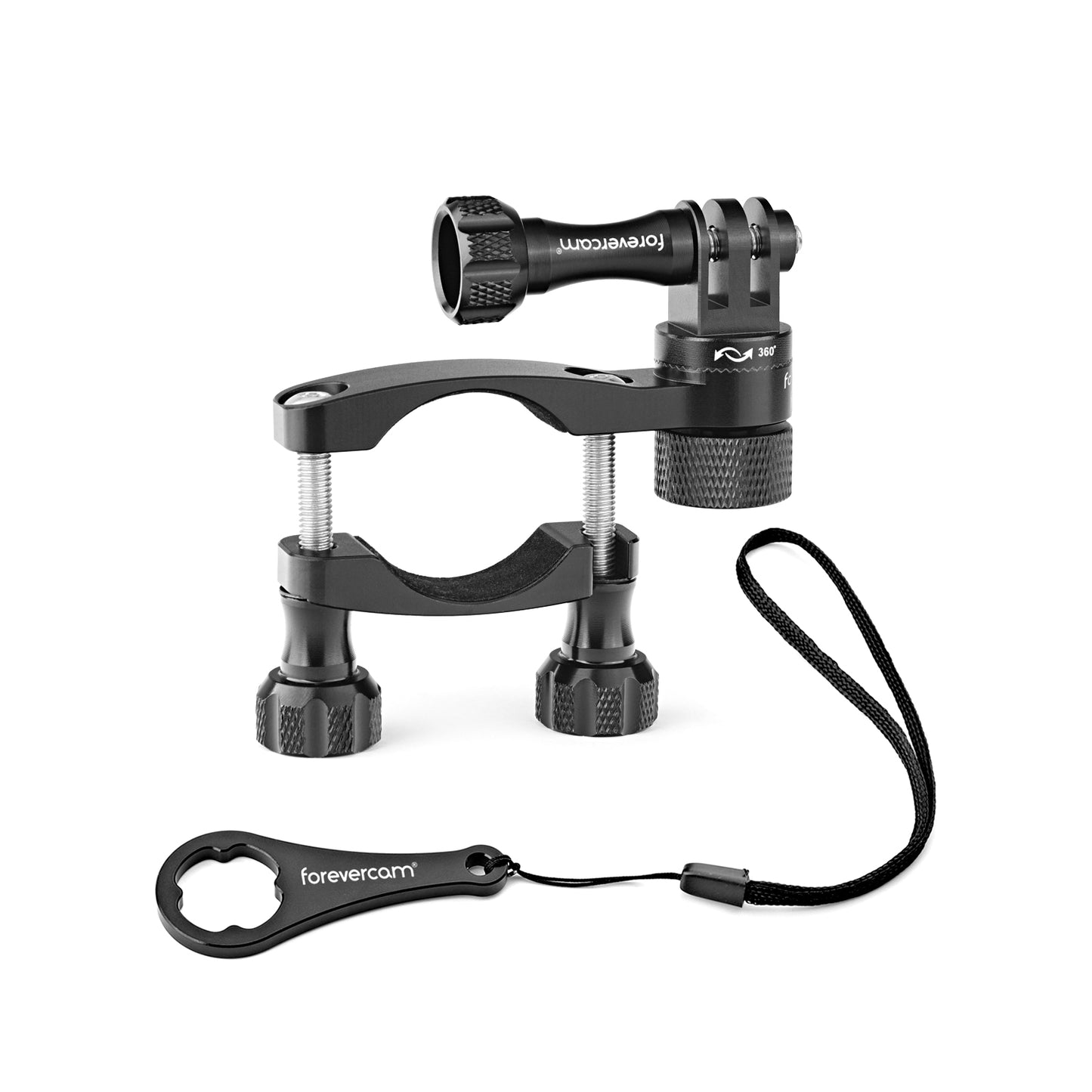 Bike Handlebar Mount for GoPro (360° Rotation and Lock Any Direction)