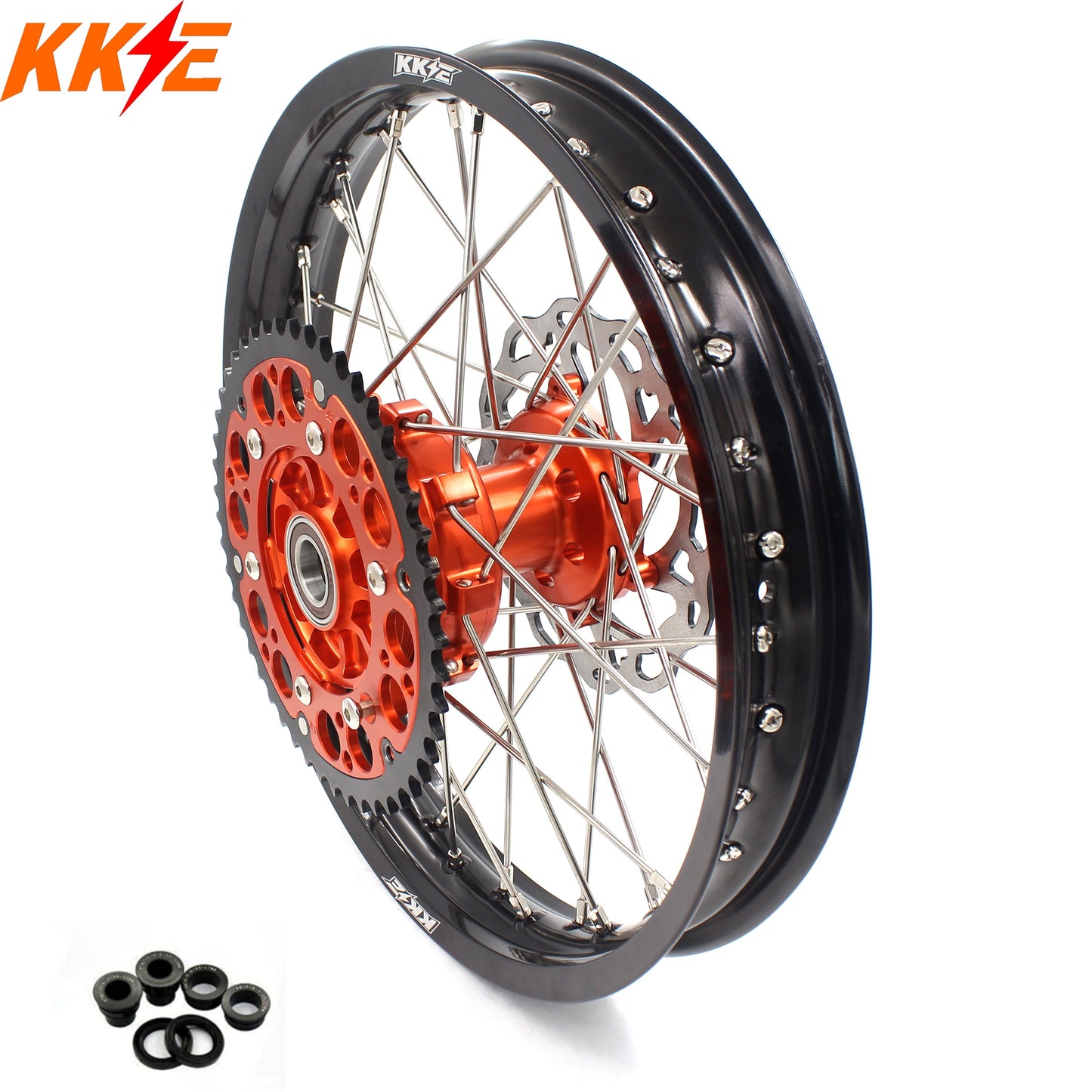 KKE 18×2.15 Inch Rear CUSH Drive Wheel For KTM EXC EXC-F EXC-W 125-530CC 2003-2024
