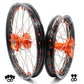 KKE 17"*1.4/14"*1.6 Kid's Big Wheels Rims Fit KTM SX 85 2003-2020 Orange Nipples