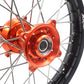 KKE 17"*1.4/14"*1.6 Kid's Small Wheels Rims Fit KTM SX 85 2003-2020 Orange Hub