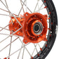 KKE 17"*1.4/14"*1.6 Kid's Big Wheels Rims Fit KTM SX 85 2003-2020 Orange Nipples