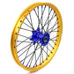 KKE 21"&19" Mx Dirtbike Cast Wheels For YAMAHA YZ125 YZ250 YZ250F YZ450F Gold Rim Black Spokes