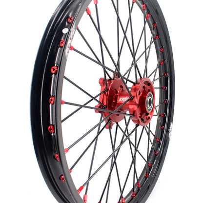 KKE 21 & 19 MX Rims for Suzuki RMZ250 2007-2024 RMZ450 2005-2024 Black Spokes
