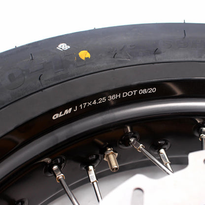 KKE 3.5/4.25*17inch Supermoto Wheels CST Tires For SUZUKI DRZ400 DRZ400E DRZ400S