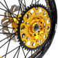 KKE 21 & 19 MX Wheels Rims for SUZUKI RMZ250 2007-2024 RMZ450 2005-2024 Black Spokes