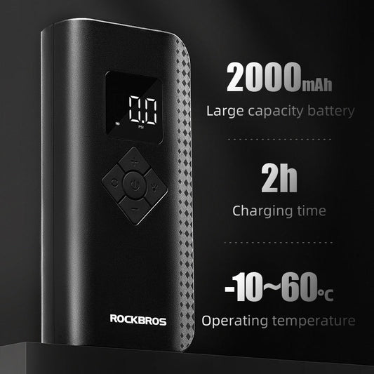 ROCKBROS A13 Mini Electric Air Bike Tire Pump 150PSl 2000mAh