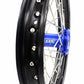 KKE 19 & 16 Spoked Kid's Wheels Rims Set for Kawasaki KX80 KX85 Blue
