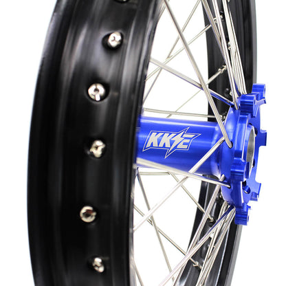 KKE 21 & 18 Enduro Wheels Rims Set for Yamaha WR250R 2008-2020 Blue&Black