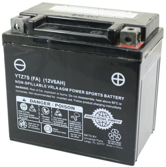 12V 6AH Battery YTZ7S - Factory Activated