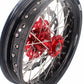 KKE 3.5 & 4.25 Cush Drive Supermoto Rims For HONDA XR650R 2000-2008 Red & Black