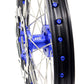 KKE 21"&18" Enduro Diretibke Wheels For YAMAHA YZ125 YZ250 1999-2016 YZ250F YZ450F 2003-2015 Blue Nipples With Disc