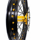 KKE 21 & 19 MX Wheels Rims for SUZUKI RMZ250 2007-2024 RMZ450 2005-2024 Black Spokes
