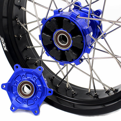 KKE 17 Inch CUSH Drive on Road Supermoto Wheels Rims For SUZUKI DRZ400SM 2005-2024