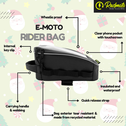 Radmoto E-Moto Storage Bag: Designed by Riders, for Riders