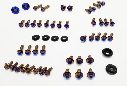 Warp 9 KTM Titanium Body Bolt Kit
