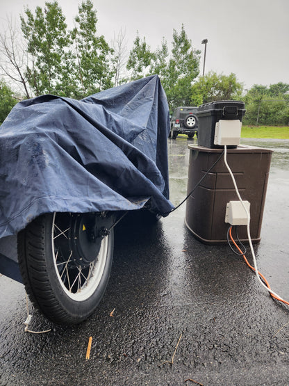 Electric Nomad, Portable Outdoor Charger, with Timer and Remote Control