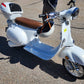 Aventura-X Moped, Dealer Demo, White, 30MPH street legal moped