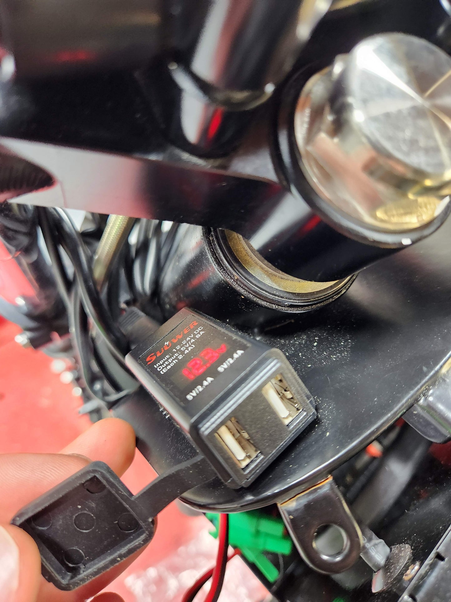 ONYX Motorbikes PowerPort Dual USB Charger