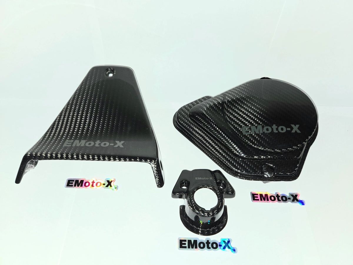 EMoto-X Talaria Real carbon Fiber Gear Box Cover Talaria Sting MX5 MX4 MX3 L1E