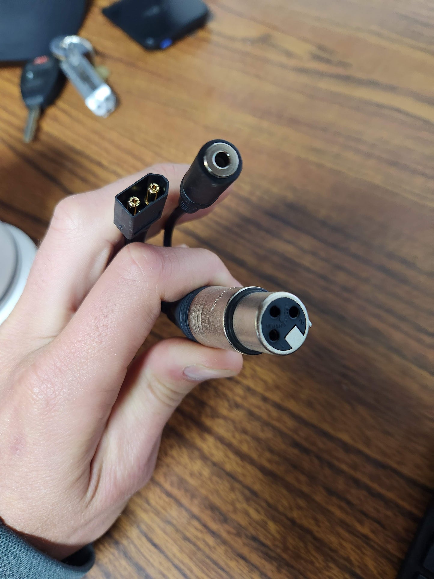 Female XLR to Male XT60 Adapter