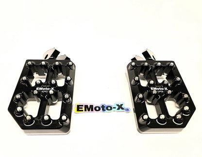 EMoto-X Talaria Foot Pegs All Talaria Sting, MX5, MX4, XXX, MX3, L1E Black