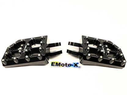 EMoto-X Talaria Foot Pegs All Talaria Sting, MX5, MX4, XXX, MX3, L1E Black