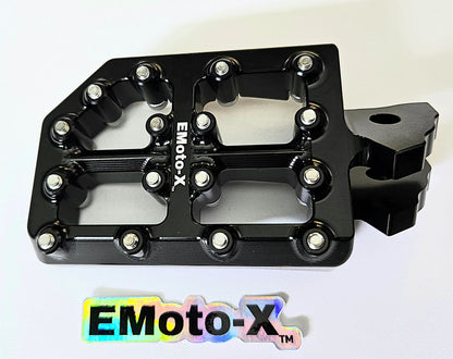EMoto-X Talaria Foot Pegs All Talaria Sting, MX5, MX4, XXX, MX3, L1E Black