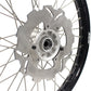 KKE 21 & 19 Casting MX Rims for Honda XR400R 96-04 XR600R 91-2000 240MM/220MM Disc Silver&Black