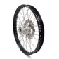 KKE 21 & 18 Casting MX Rims for Honda XR400R 96-04 XR600R 91-2000 240MM/220MM Disc Silver&Black