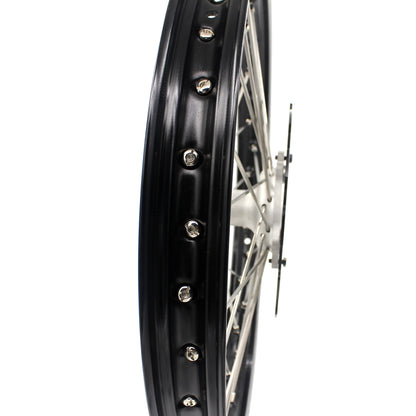 KKE 21 & 18 Casting MX Rims for Honda XR650R 2000-2008 240MM/240MM Disc Silver&Black
