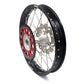 KKE 21 & 18 Casting MX Rims for Honda XR400R 96-04 XR600R 91-2000 240MM/220MM Disc Silver&Black