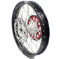 KKE 21 & 19 Casting MX Rims for Honda XR400R 96-04 XR600R 91-2000 240MM/220MM Disc Silver&Black